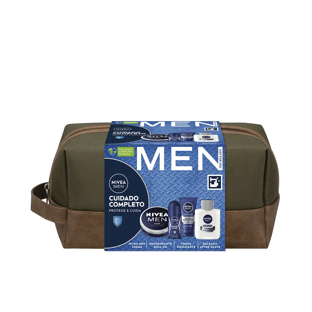 Neceser Cuidado - Men'S Complete Care Toiletry Bag Case 5 Pcs by Nivea