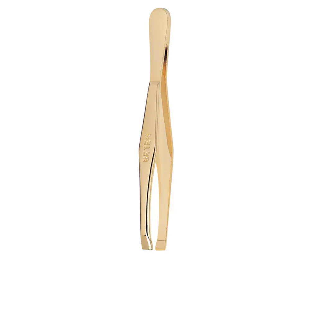 Tweezers Straight Tip Gold Nit by Beter Pinzas Depilar - Tweezers Straight Tip Gold Nit by Beter
