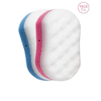 Esponja Baño - Mixed Bath Sponge - Soft-Rough Peeling 2 Pcs by Beter