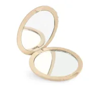 Espejo Bolso Doble - Mirror Natural Fiber Double Foldable Bag X4 #Beige by Beter