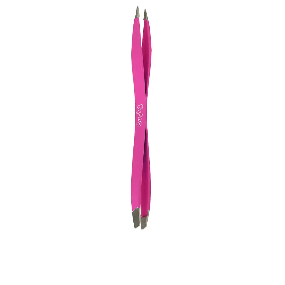 Duply - Duply Double-Ended Fine/Oblique Tweezers #Fuchsia 1 Pcs by Beter