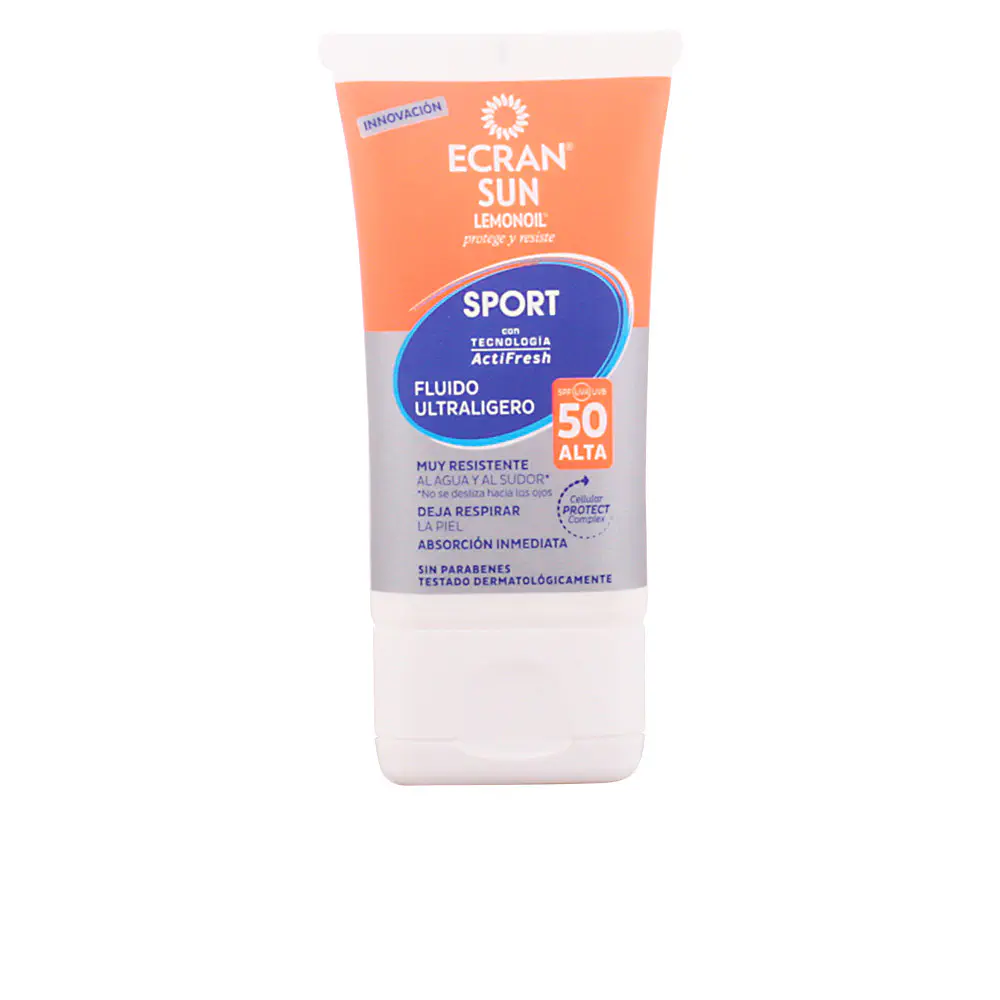 Ecran Sunnique Sport Facial Fluid Spf50 by Ecran Sun Lemonoil Sport - Ecran Sunnique Sport Facial Fluid Spf50 by Ecran