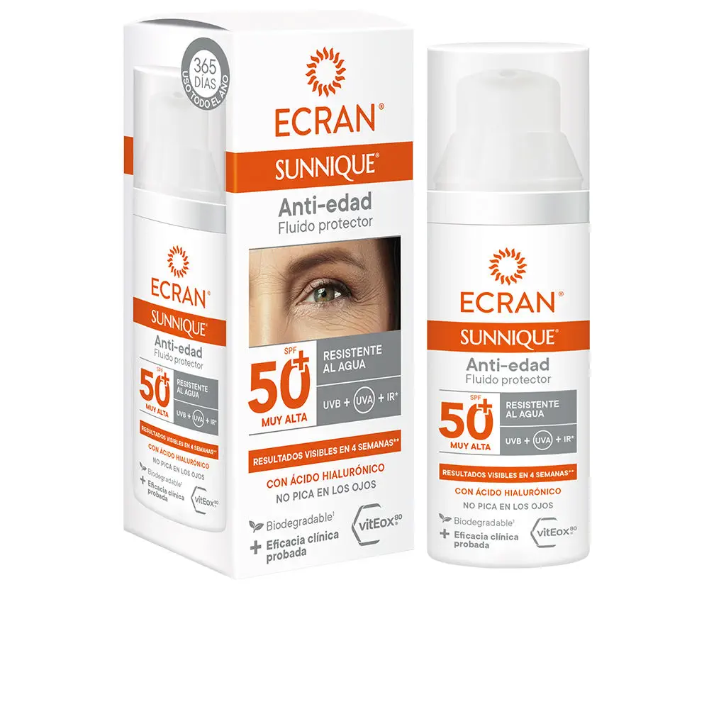 Ecran Sunnique Antiedad - Ecran Sunnique Anti-Aging Facial Spf50+ by Ecran