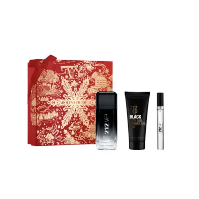212 Vip Men - 212 Vip Black Case 3 Pcs by Carolina Herrera