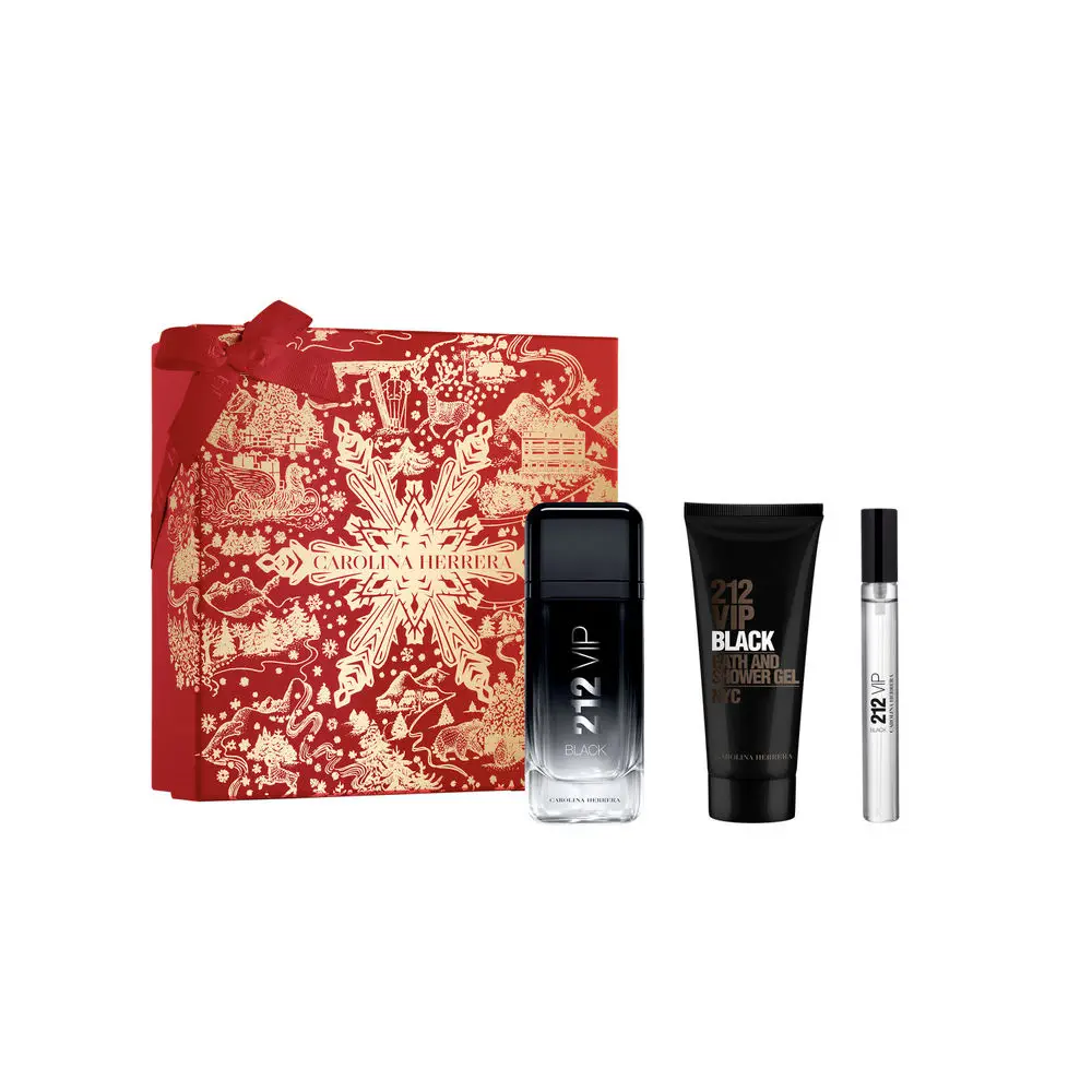 212 Vip Men - 212 Vip Black Case 3 Pcs by Carolina Herrera