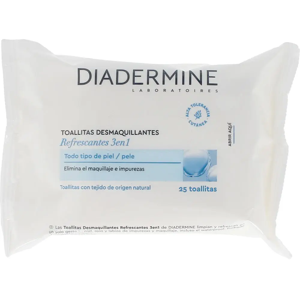 Toallitas Desmquillantes Diadermine - Make-Up Remover Wipes For Normal-Combination Skin by Diadermine