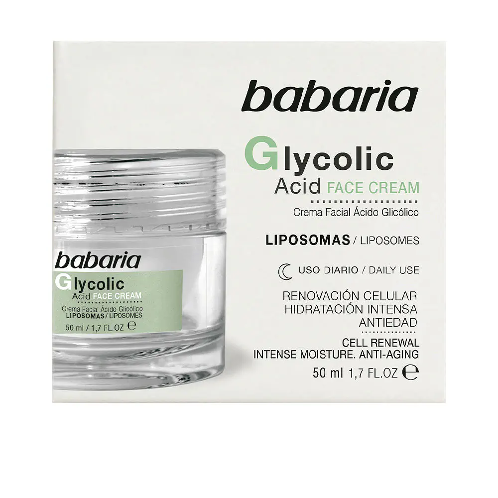 Babaria Glycolic Acid - Glycolic Acid Cell Renewal Facial Cream by Babaria