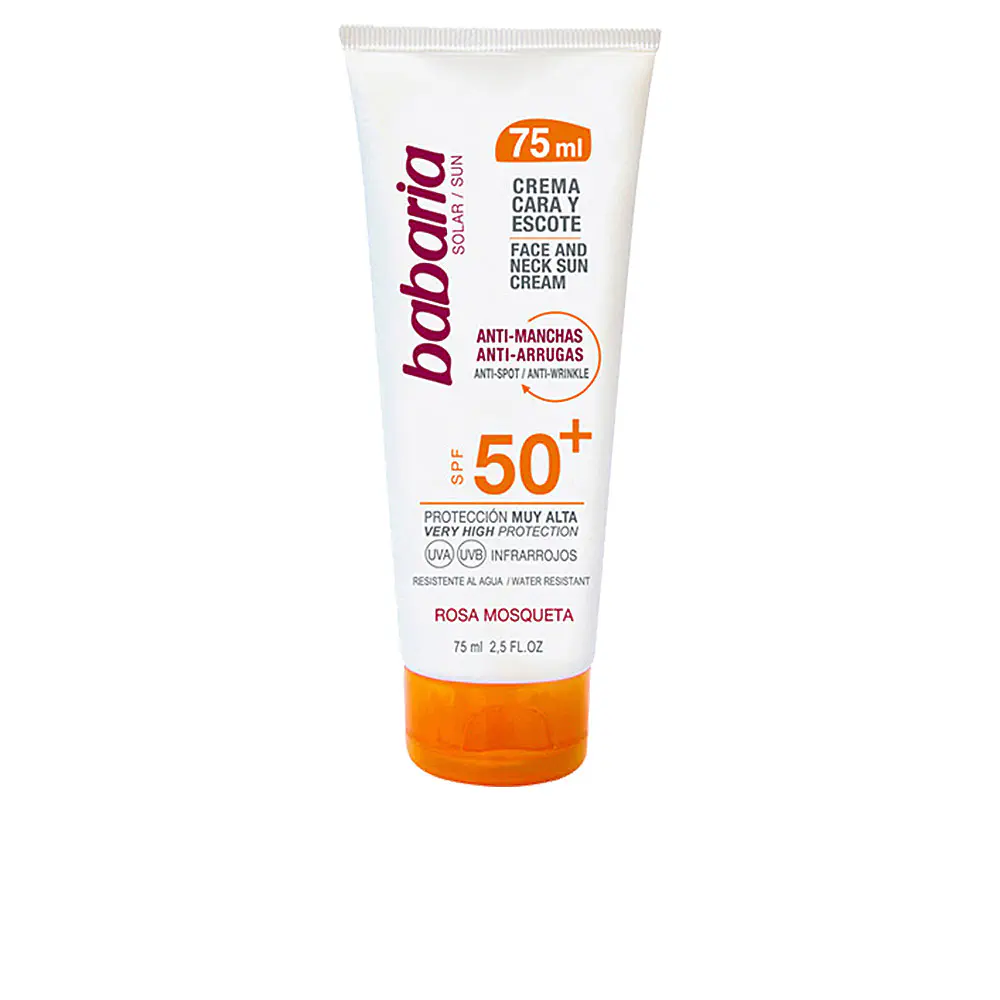 Solar Cara&Escote - Solar Face&Amp;Decollete Anti-Stain Fluid Spf50+ by Babaria