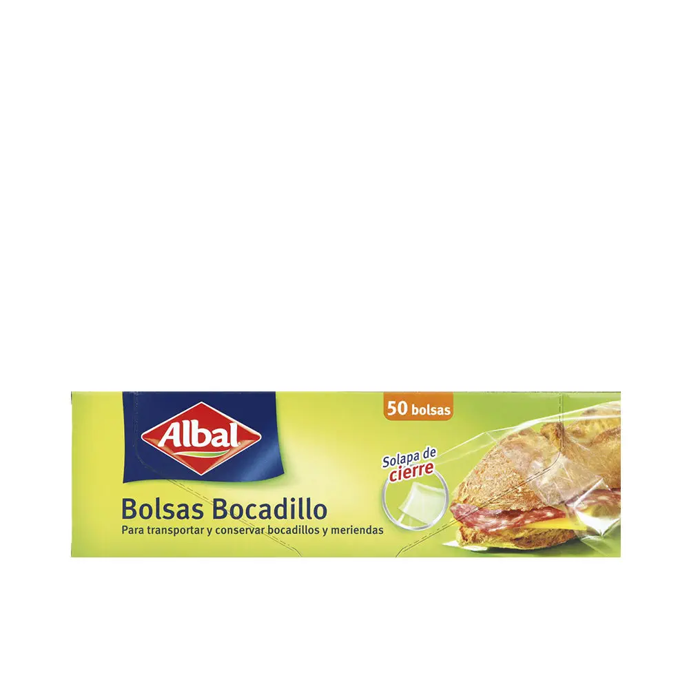 Bolsa Bocadillo - Sandwich Bags With Closing Flap by Albal