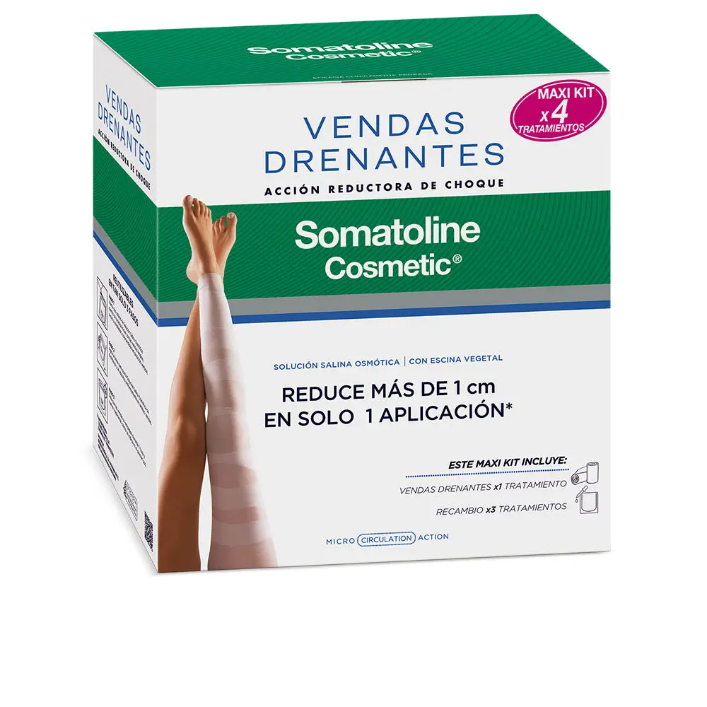 Reductores - Draining Bandages Complete Kit Shock Reducing Action Lot 4 Pcs by Somatoline Cosmetic