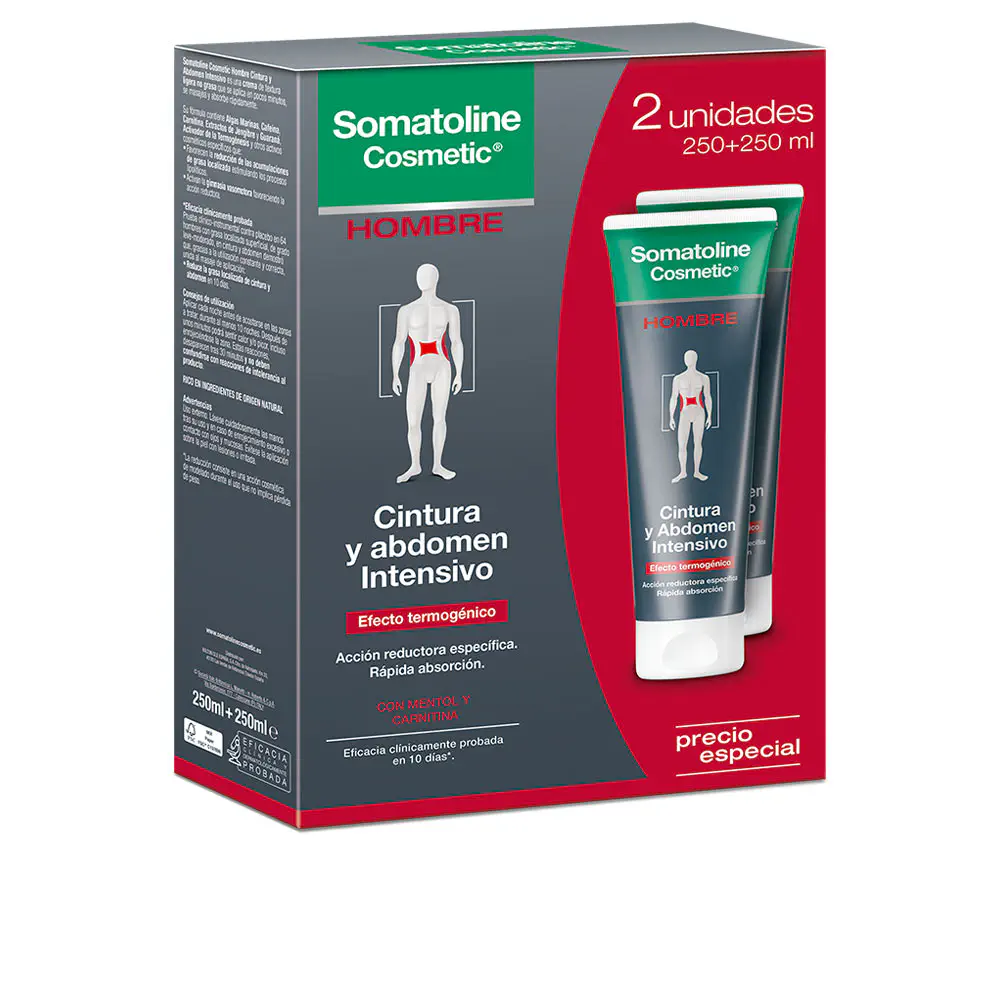 Hombre Cintura & Abdomen Reductor Intensivo Set 2 X by Somatoline Cosmetic Reductores - Hombre Cintura & Abdomen Reductor Intensivo Set 2 X by Somatoline Cosmetic