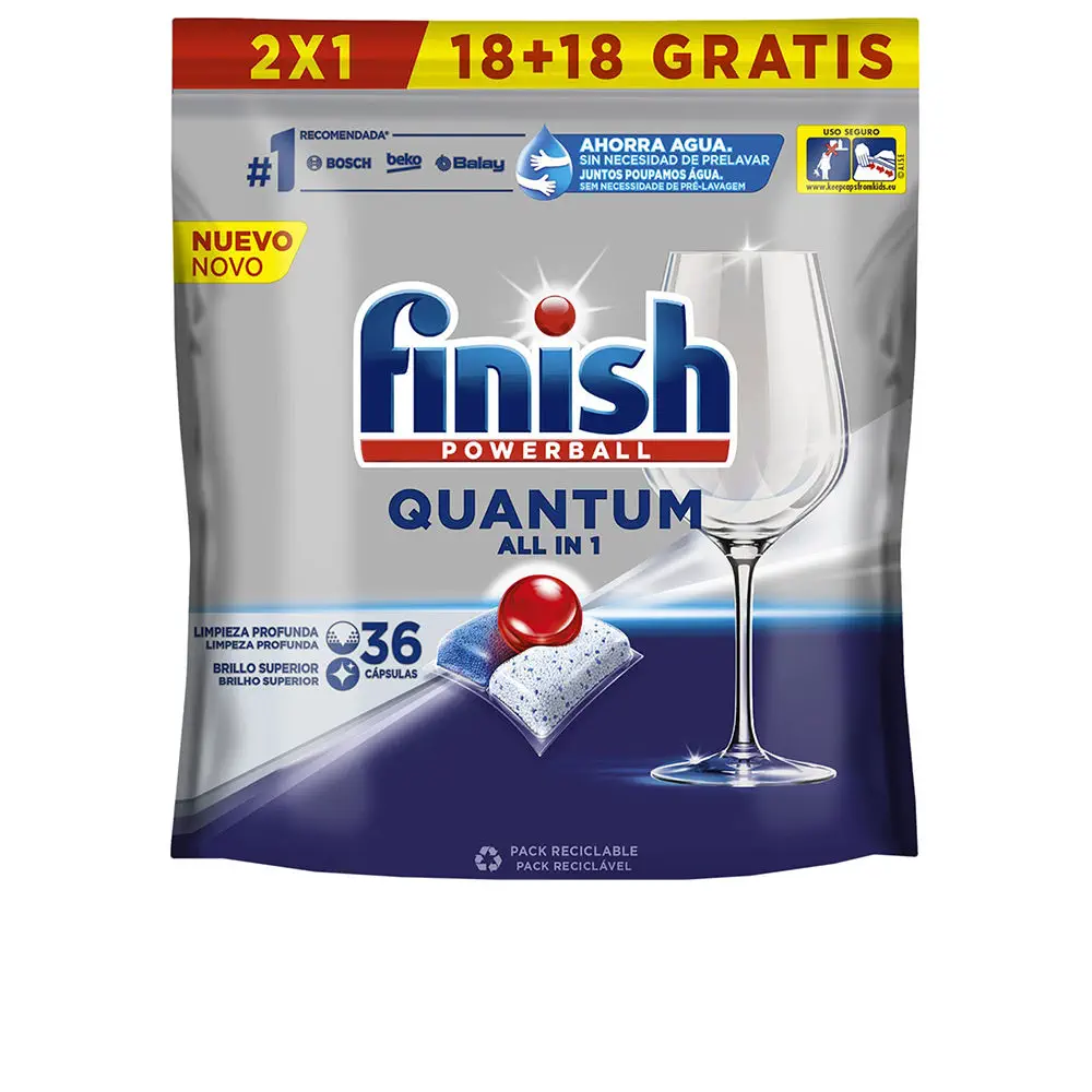 Finish Powerball - Finish Powerball Quantum Dishwasher 36 Tablets by Finish