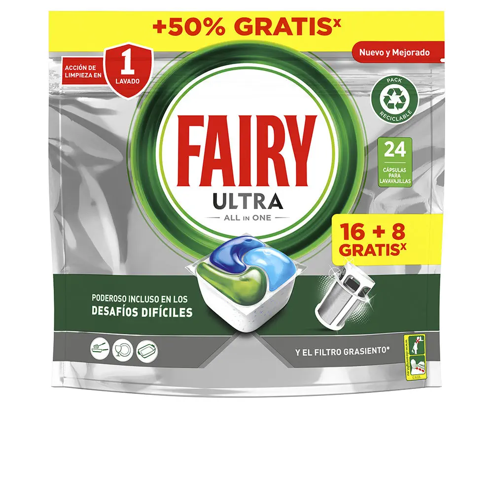 Fairy Ultra - Fairy Ultra Plus Original Dishwasher 24 Capsules by Fairy