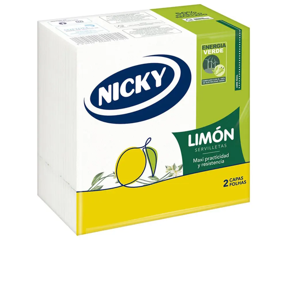 Limón - Lemon Napkins 33X33 2 Layers by Nicky