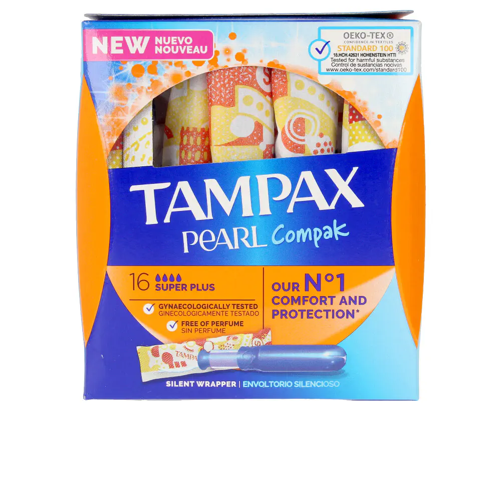 Tampax Pearl Compak - Tampax Pearl Compak Tampón Super Plus by Tampax