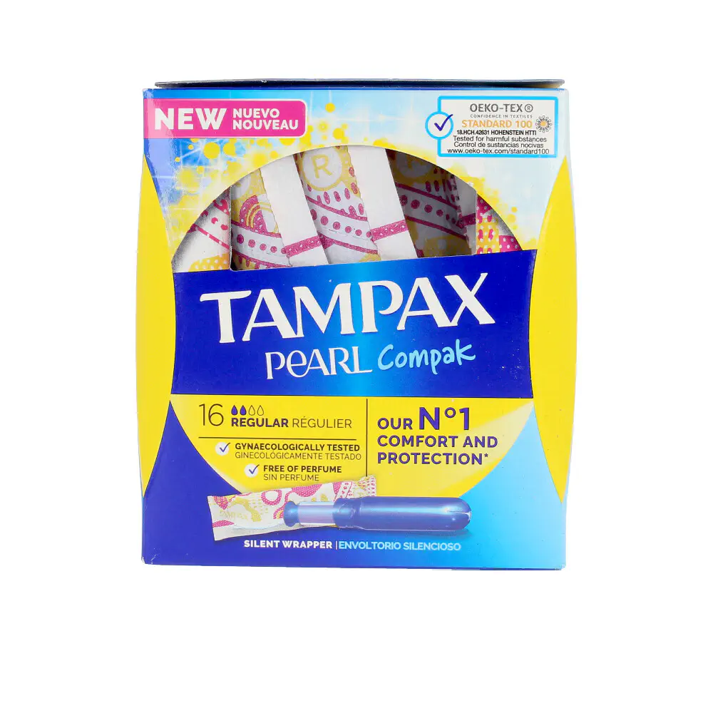 Tampax Pearl - Tampax Pearl Compak Tampón Regular by Tampax