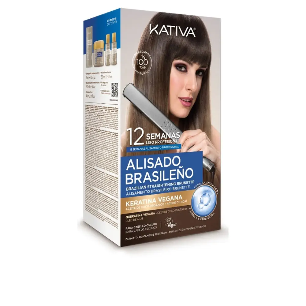 Kativa Professional Brazilian Straightening Pro Dark Case 6 Pcs by Kativa Kativa Profesional - Kativa Professional Brazilian Straightening Pro Dark Case 6 Pcs by Kativa