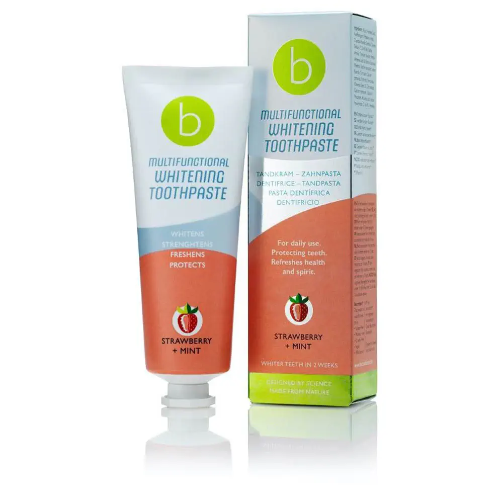 Whitening Tooth Paste - Multifunctional Whitening Toothpaste #Strawberry+Mint by Beconfident