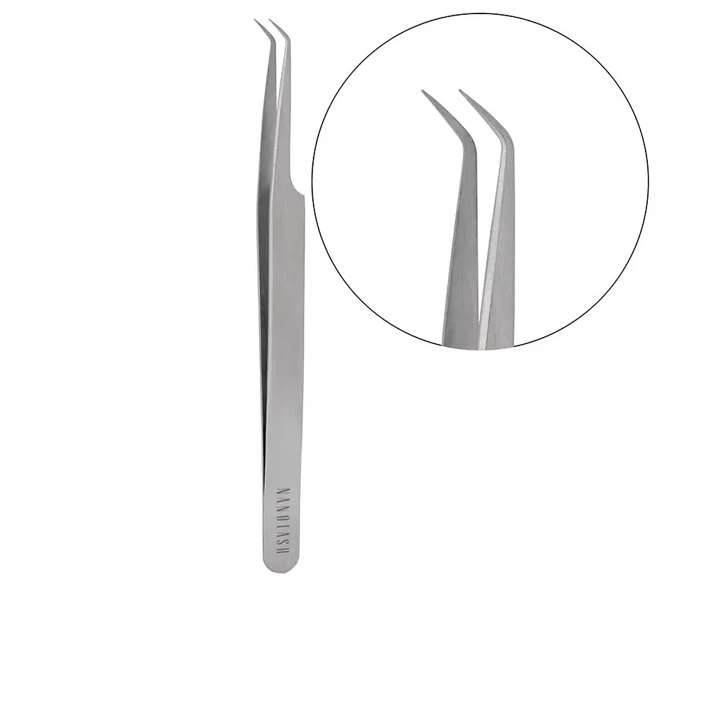 L Shape Eyelash Tweezers by Nanolash Pinzas - L Shape Eyelash Tweezers by Nanolash