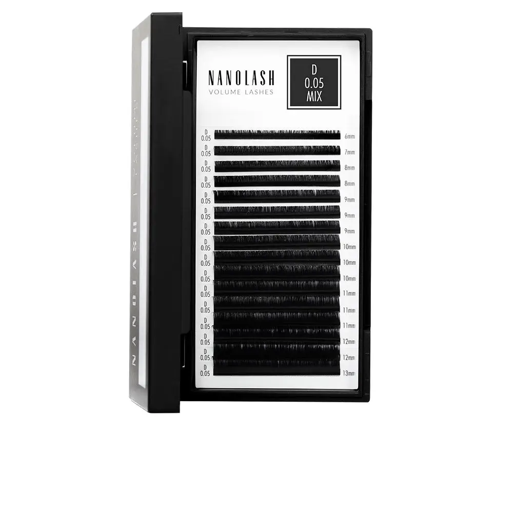 Volume Lashes False Eyelashes 0.05 D #6-13 Mm by Nanolash Volume Lashes - Volume Lashes False Eyelashes 0.05 D #6-13 Mm by Nanolash