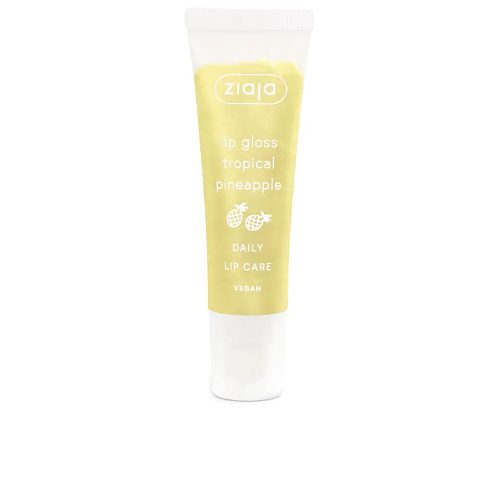 Lip Balm With Shimmer Tropical Pineapple by Ziaja Cuidado Labial - Lip Balm With Shimmer Tropical Pineapple by Ziaja