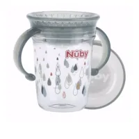 Accesorios Alimentación Nûby - Taza Mágica Asas De Tritan™ 6M+ #Gris by Nûby