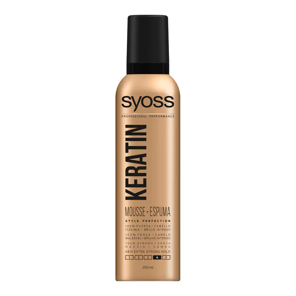 Syoss Styling - Keratin Flexible And Shiny Mousse by Syoss