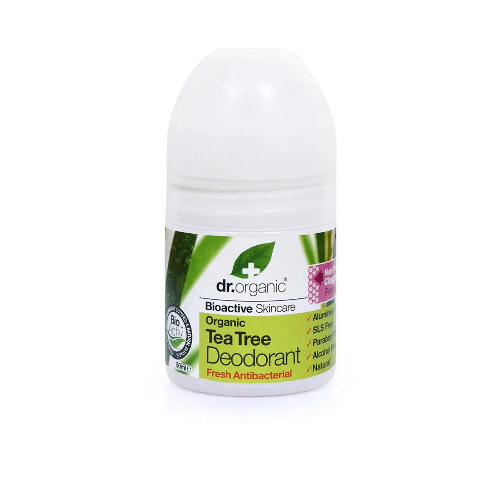 Tea Tree Dr Organic - Bioactive Organic Tea Tree Deodorant Roll-On by Dr. Organic