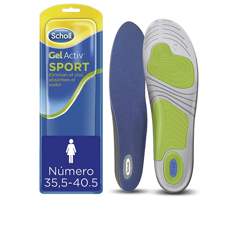 Gel Activ Sport Women'S Insoles Cushioning And Odor Absorption #Size 35.5-40.5 by Scholl Gel Activ - Gel Activ Sport Women'S Insoles Cushioning And Odor Absorption #Size 35.5-40.5 by Scholl