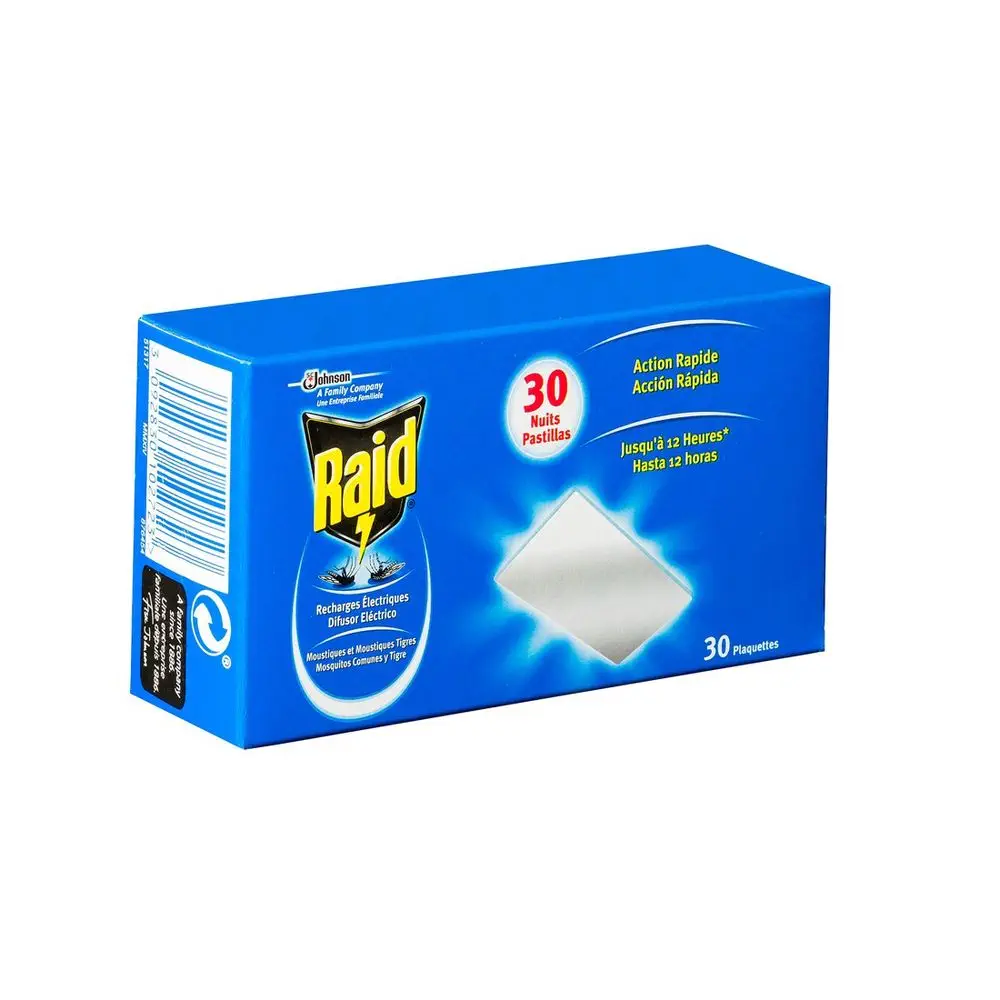 Proteccion Antimosquitos - Anti-Mosquito Protection Replacement X 30 Tablets by Raid