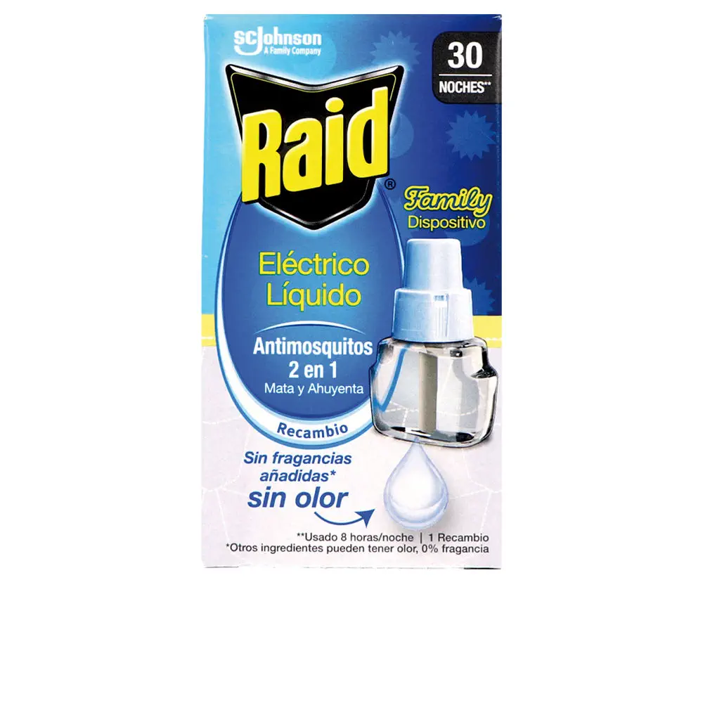 Proteccion Antimosquitos - Family Antimosquito Refill 30 Nights by Raid