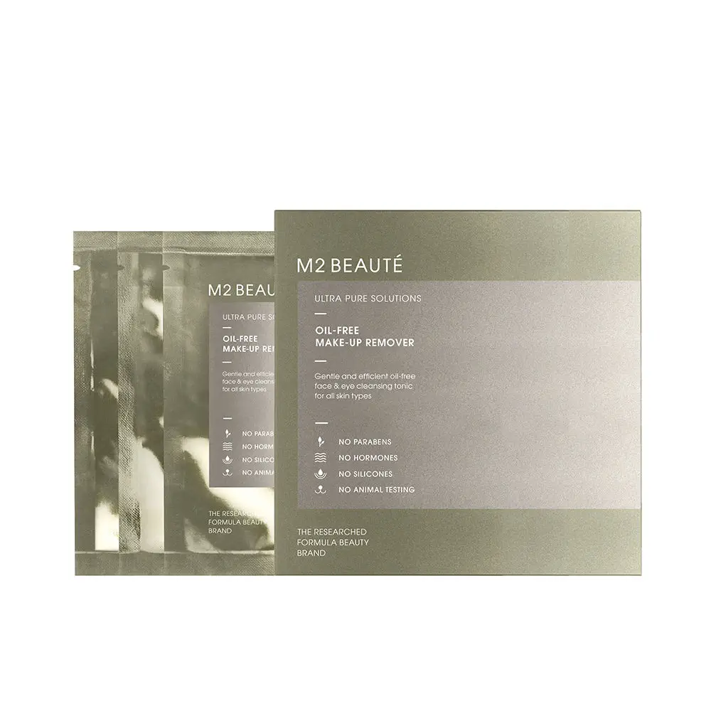 Oil Free Eye Make Up Remover Sachets 7 X by M2 Beauté Oil Free - Oil Free Eye Make Up Remover Sachets 7 X by M2 Beauté