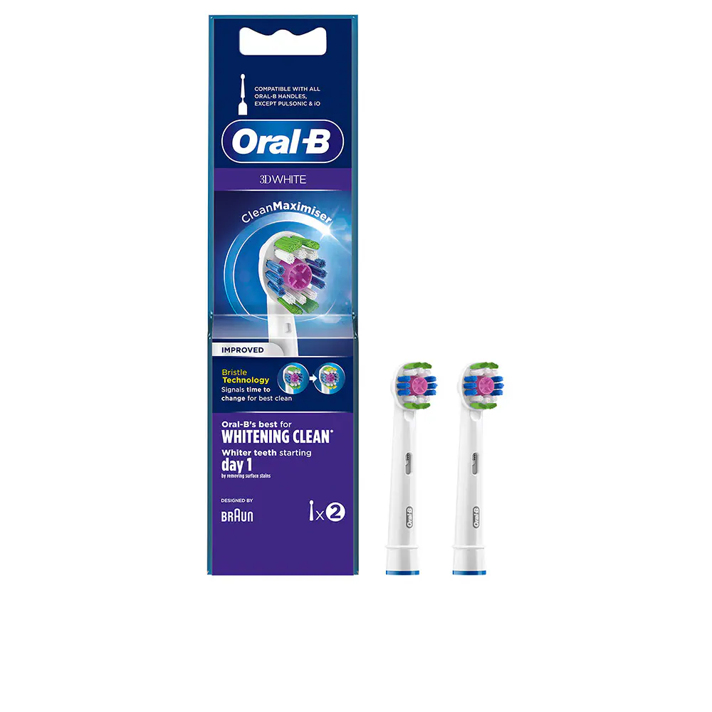 3D White - 3D White Whitening Clean Cabezales by Oral-B