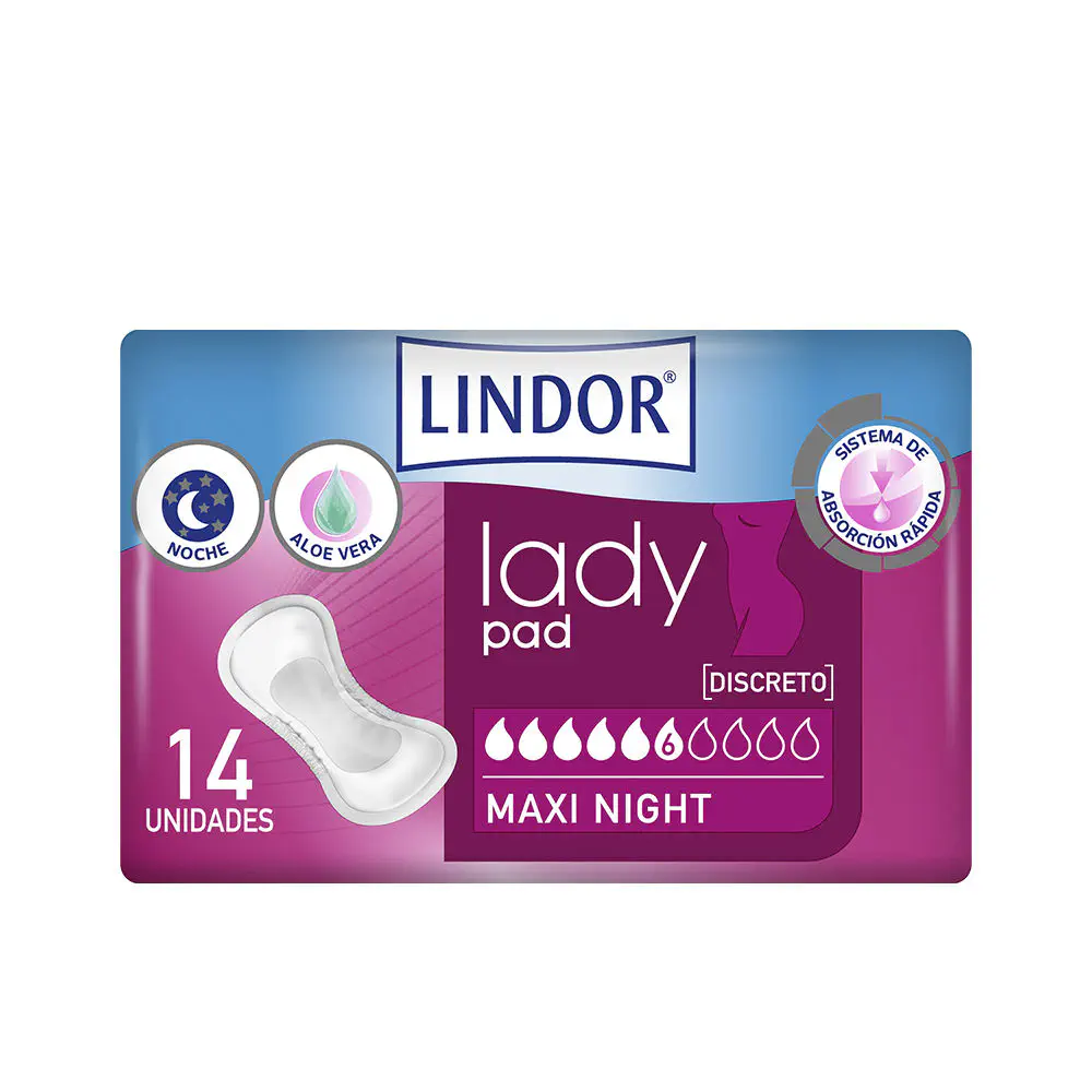Lady Pad - Lady Pad Maxi Night 6 Drops by Lindor
