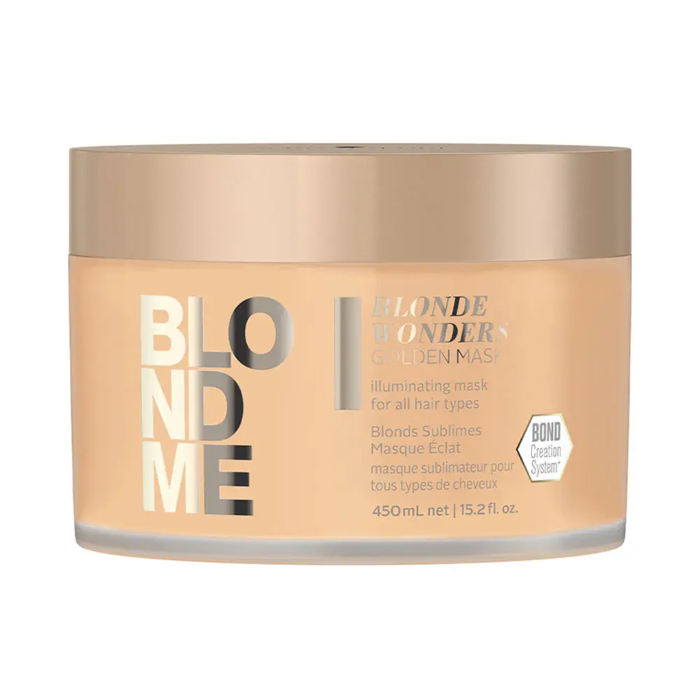 Blondme - Blonde Wonders Golden Mascarilla Capilar Aclarante De Rubios 450Ml by Schwarzkopf