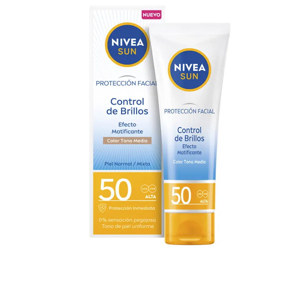 Nivea Sun - Sun Control Shine Medium Mattifying Facial Spf50 by Nivea