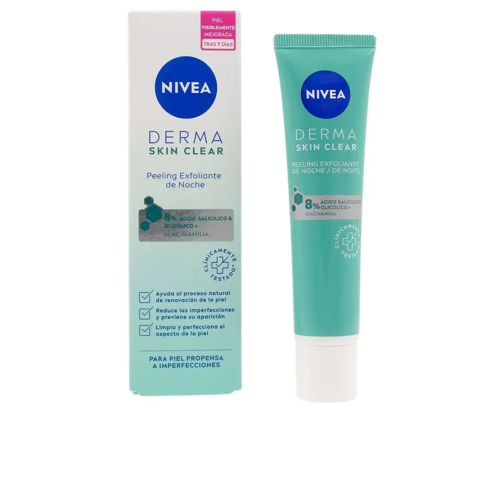 Derma Skin Clear Peeling Exfoliante Facial Noche by Nivea Derma Skin Clear - Derma Skin Clear Peeling Exfoliante Facial Noche by Nivea