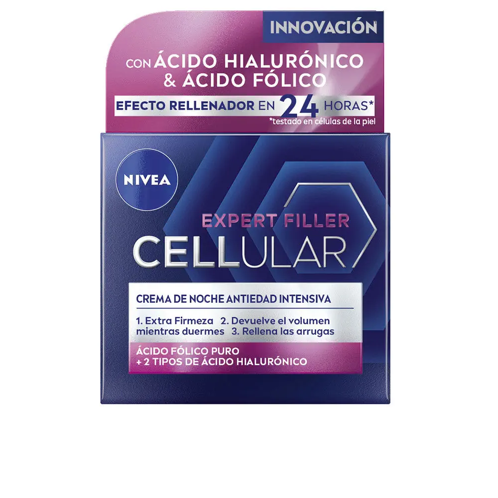 Nivea Cellular - Cellular Filler Hyaluronic & Folic Night Cream by Nivea
