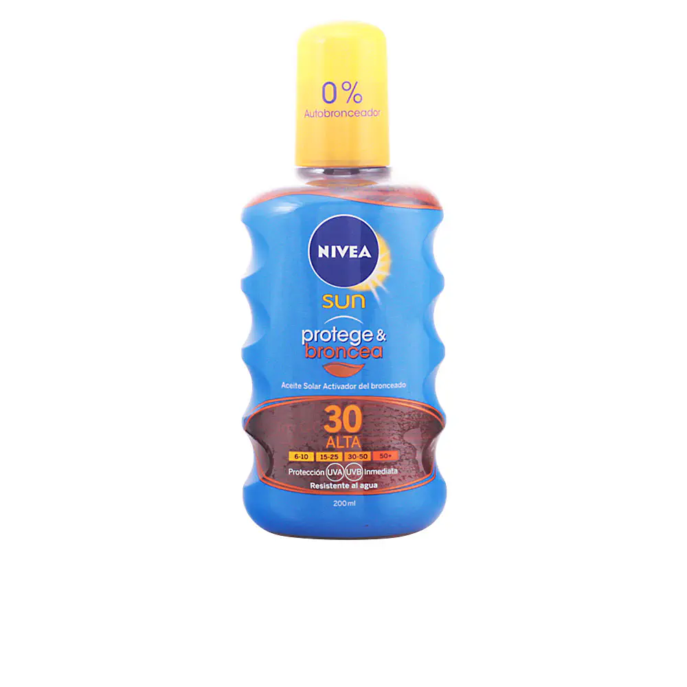 Sun Protects&Amp;Tans Oil Spf30 by Nivea Nivea Sun - Sun Protects&Amp;Tans Oil Spf30 by Nivea