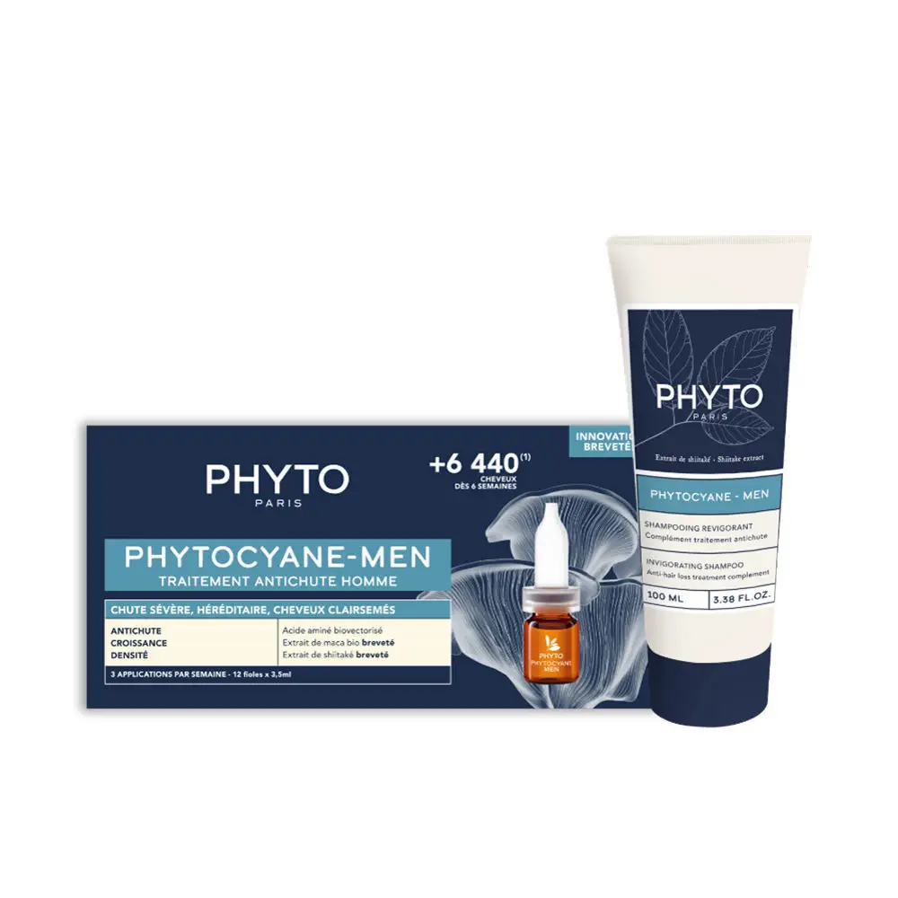 Phytocyane - Cyane Anti-Falling Treatment For Men Lot 2 Pcs by Phyto