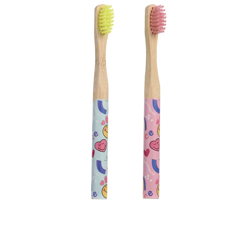 Smiley Word - Smiley Word Bamboo Toothbrush Lot by Take Care