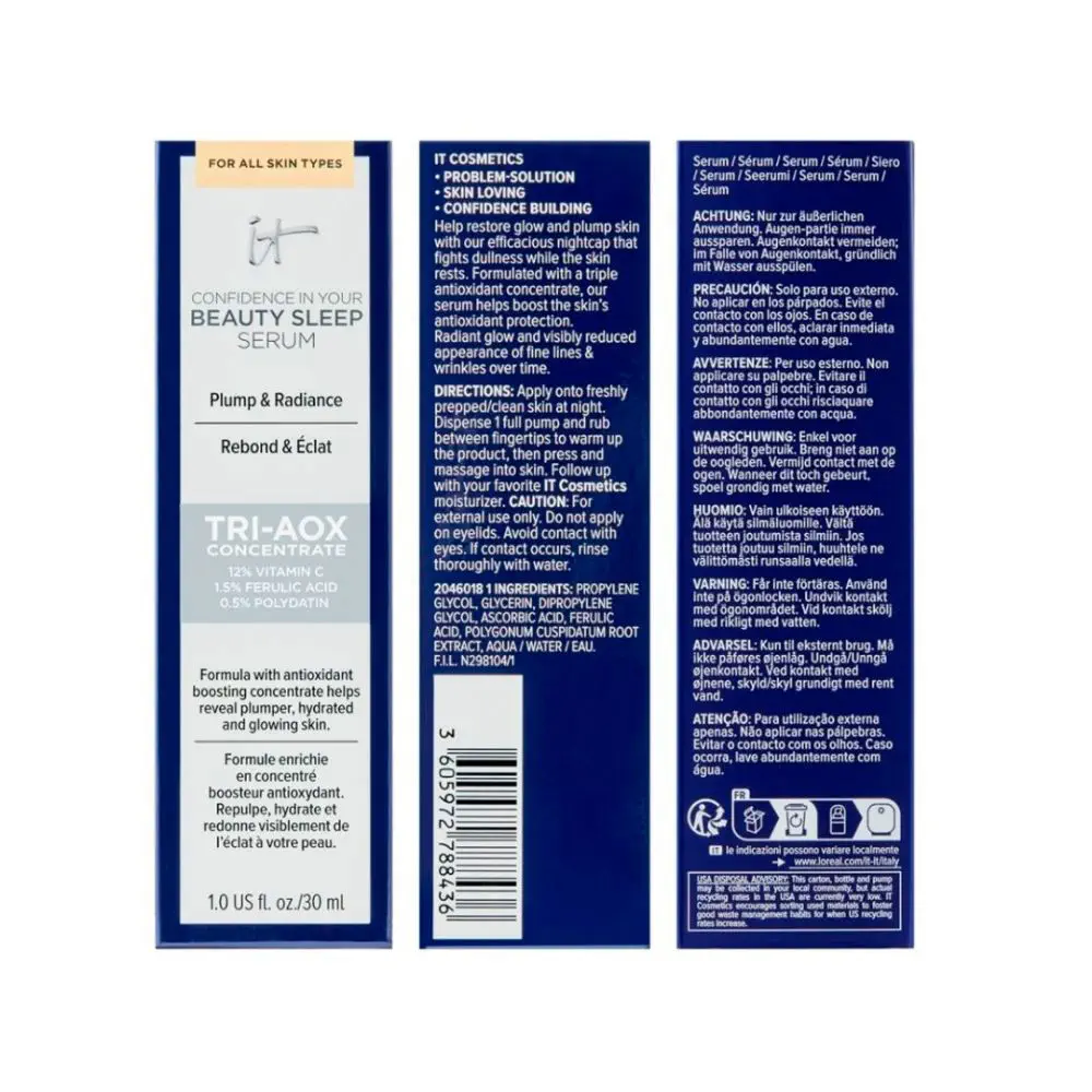 Confidence In Your Beauty Sleep Serum by It Cosmetics Confidence - Confidence In Your Beauty Sleep Serum by It Cosmetics