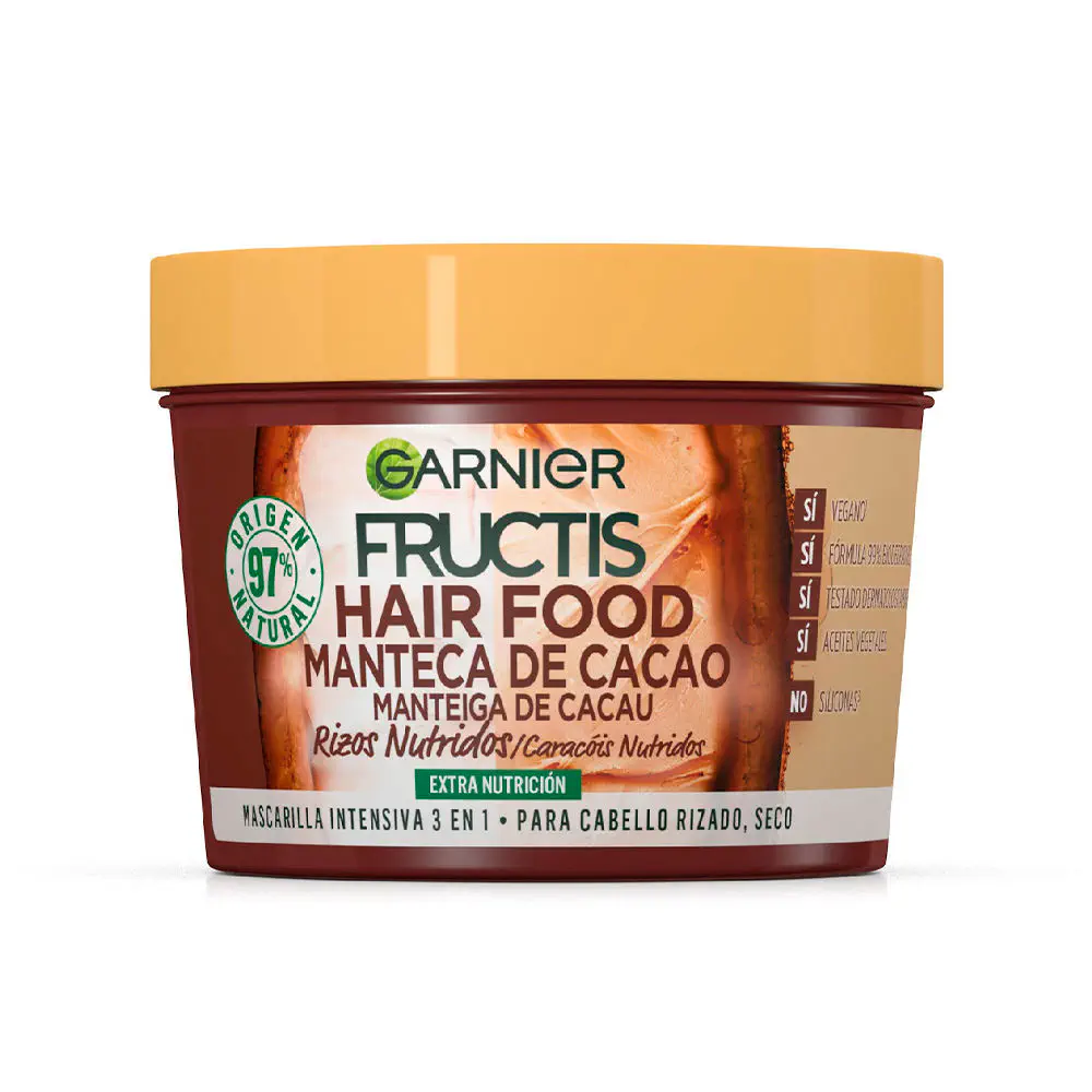 Fructis Hair Food - Fructis Hair Food Cocoa Butter Mask Nourished Curls by Garnier