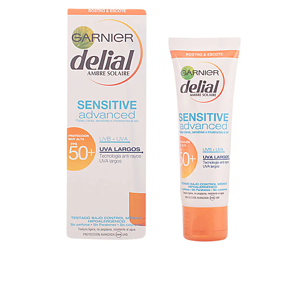 Delial Sensitive Advanced - Sensitive Advanced Facial Cream Spf50+ by Garnier