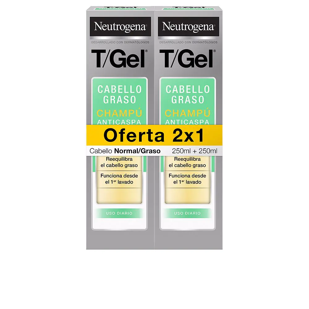 T/Gel - T/Gel Normal-Oily Anti-Dandruff Shampoo Pack 2 X by Neutrogena