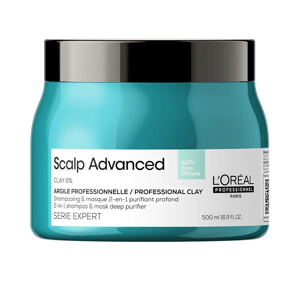 Scalp Advanced Anti-Oiliness 2-In1 Shampoo &Amp; Mask Deep Purifier Clay by L'Oréal Professionnel Paris Scalp Advanced - Scalp Advanced Anti-Oiliness 2-In1 Shampoo &Amp; Mask Deep Purifier Clay by L'Oréal Professionnel Paris