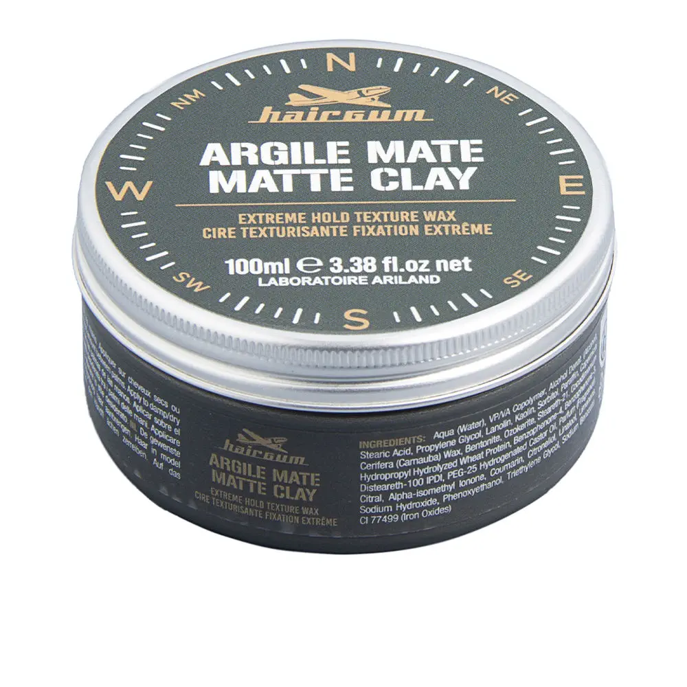 Rasage & Barbe - Hairgum Matte Clay Wax by Hairgum