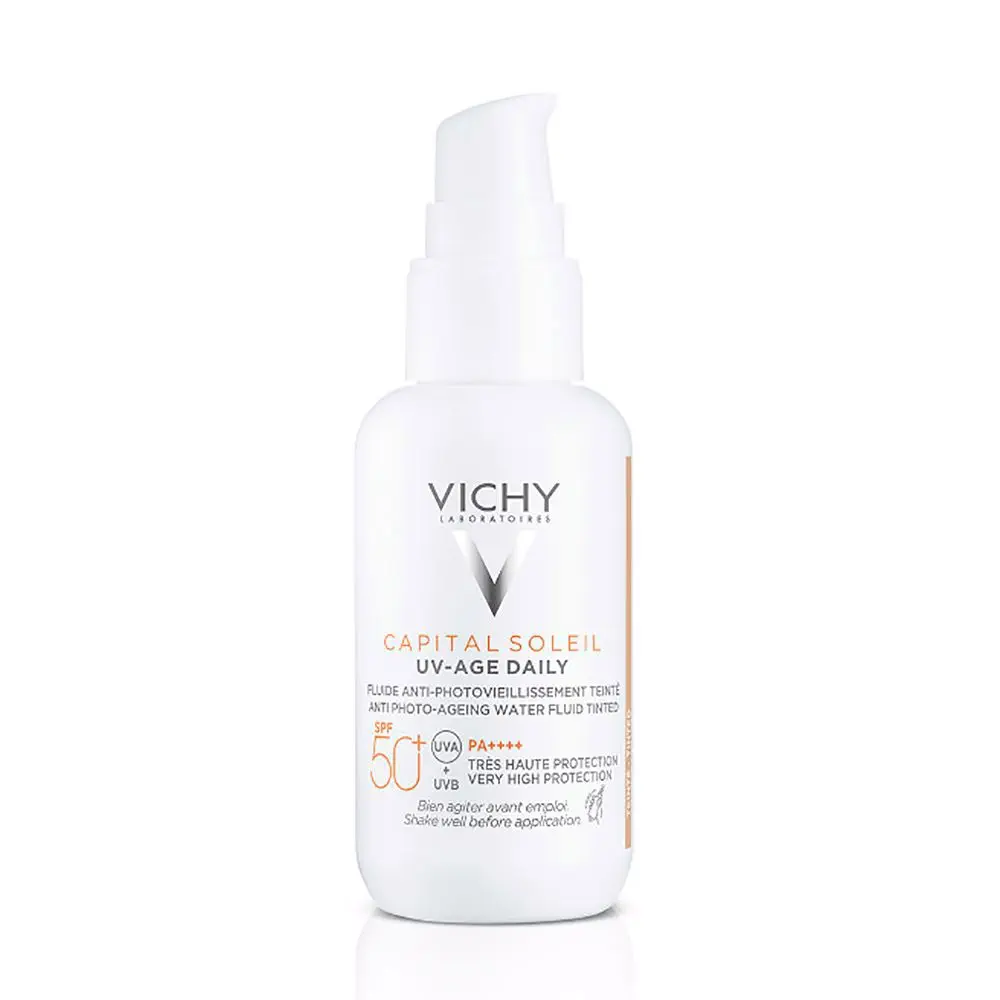 Capital Soleil Uv-Age Daily Water Fluid Con Color Spf50+ by Vichy Capital Soleil - Capital Soleil Uv-Age Daily Water Fluid Con Color Spf50+ by Vichy