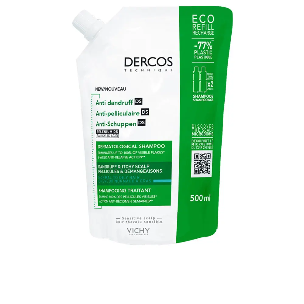 Dercos - Dercos Anti-Dandruff Shampoo For Normal To Oily Hair Ecorefill by Vichy
