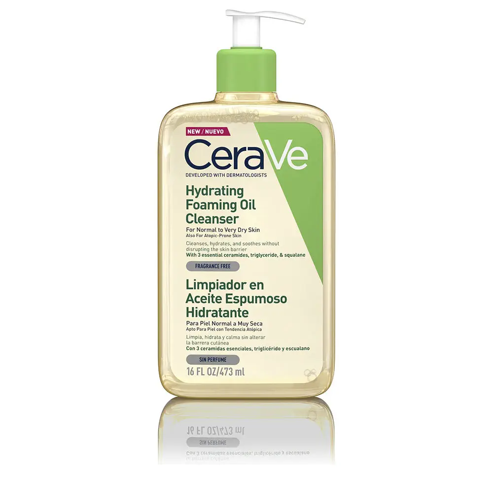 Cerave Cleanser - Hydrating Foaming Oil Cleanser For Normal To Very Dry Skin by Cerave